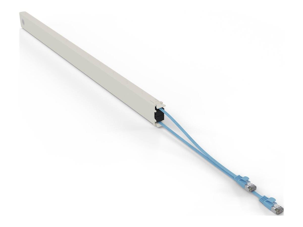 PATCHBOX patchbox.one - Kupferkassette - einziehbarCAT 6a - STP - Blau