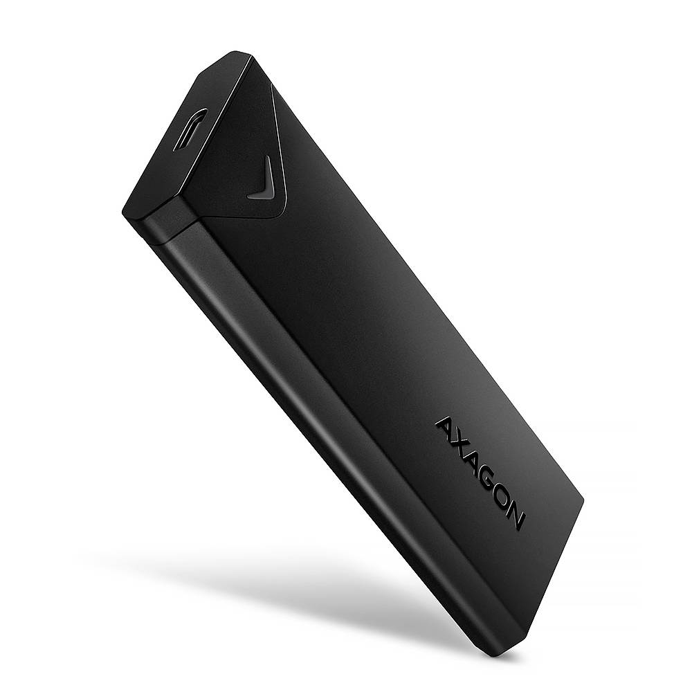 AXAGON AXAGON EEM2-UB2 kišen, USB-C 10 Gbps - M.2 NVMe SSD ARROW džut, juoda