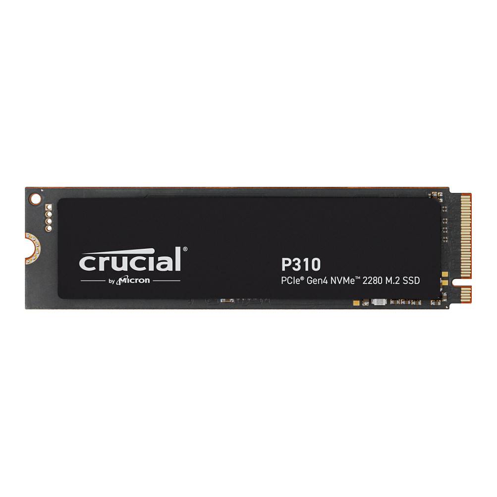 Eine wichtige P310 PCIe Gen4 NVMe M.2 SSD mit schwarzem Gehäuse, die für hochgeschwindigkeitigen Datenspeicher in Computern verwendet wird.