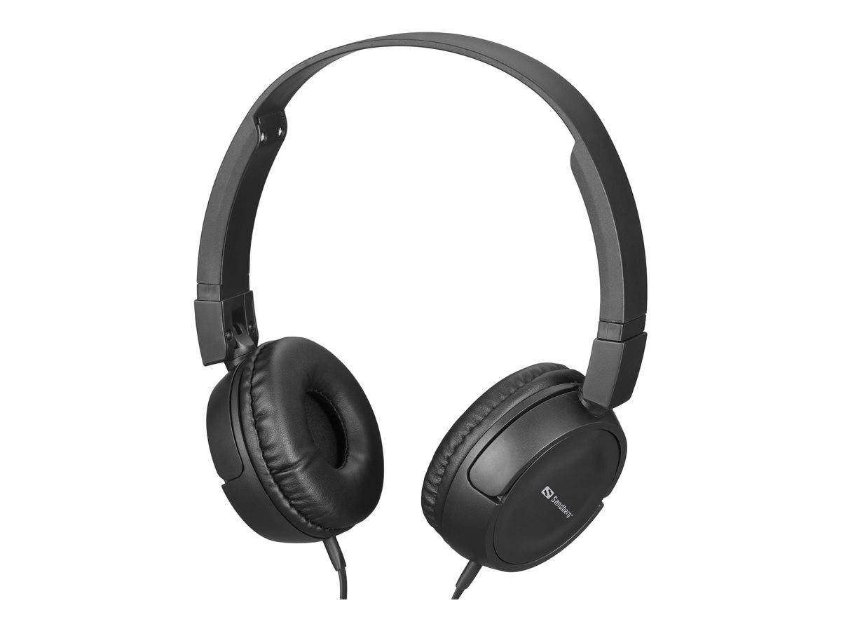 Schwarze Over-Ear-Kopfhörer mit gepolsterten Ohrmuscheln und verstellbarem Kopfbügel, entwickelt für Komfort und Musikgenuss in höchster Klangqualität.