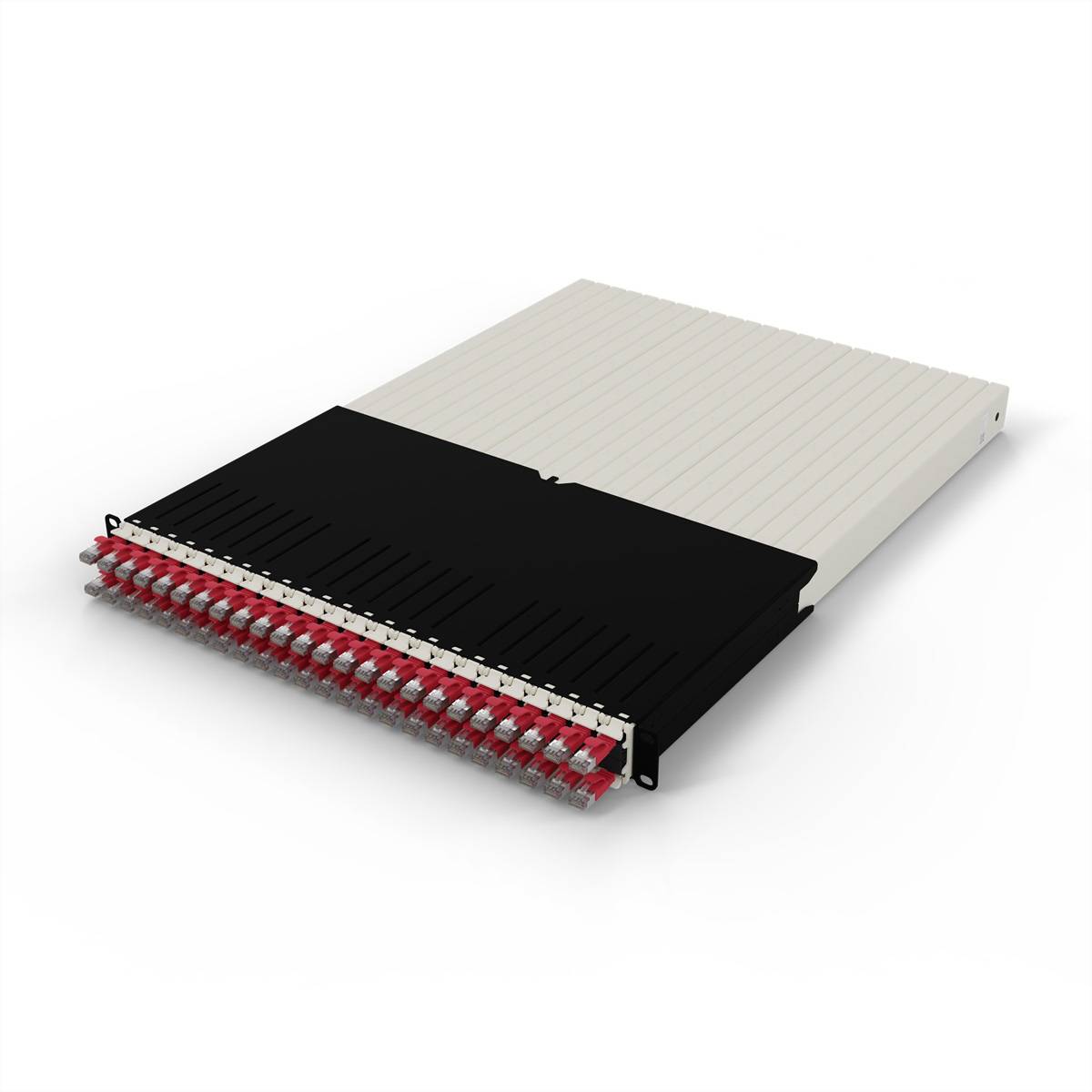 patchbox.one 30RU STP rot Cat.6a 1,8m