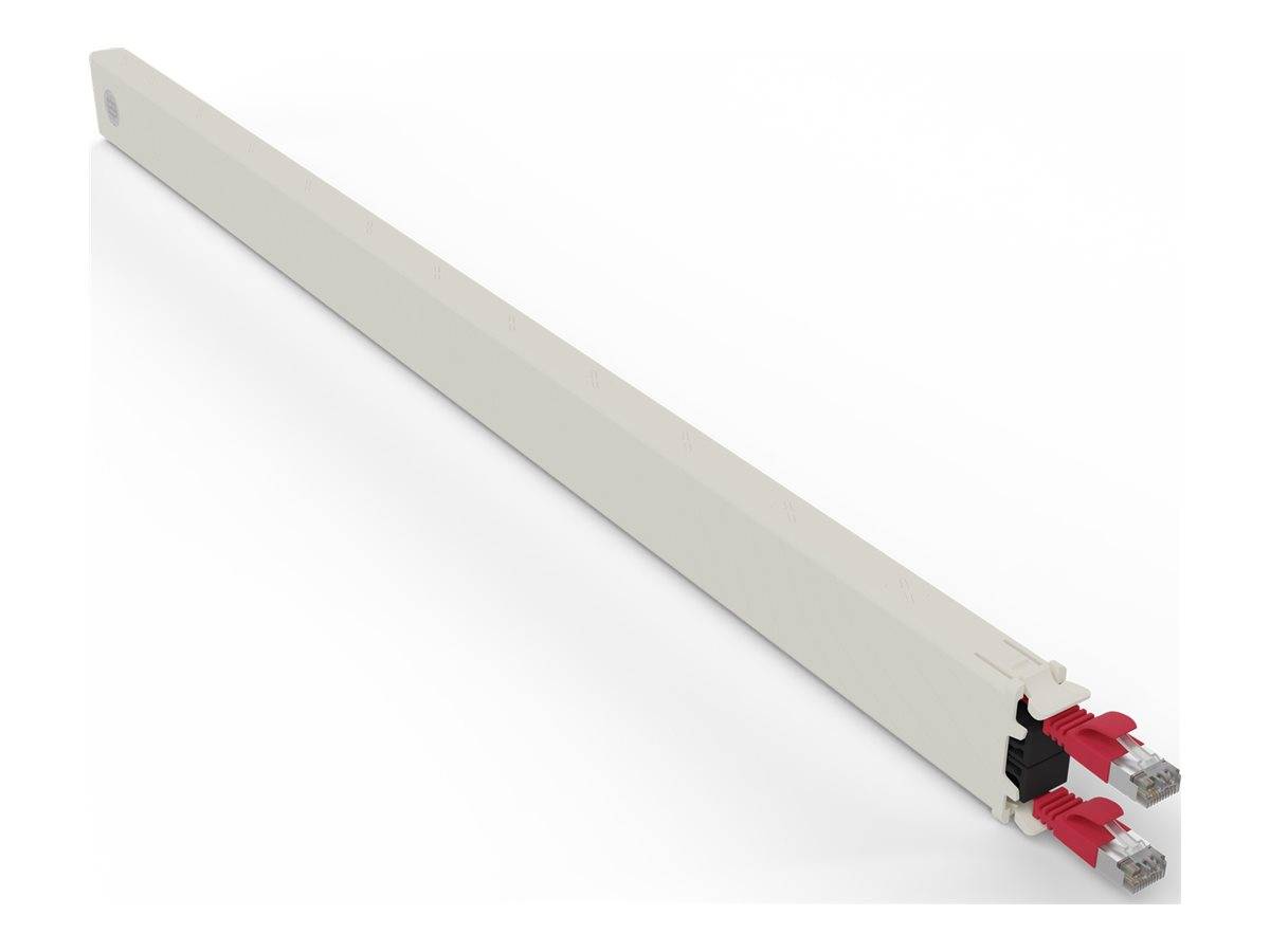 PATCHBOX patchbox.one - Kupferkassette - einziehbarCAT 6a - STP - Rot