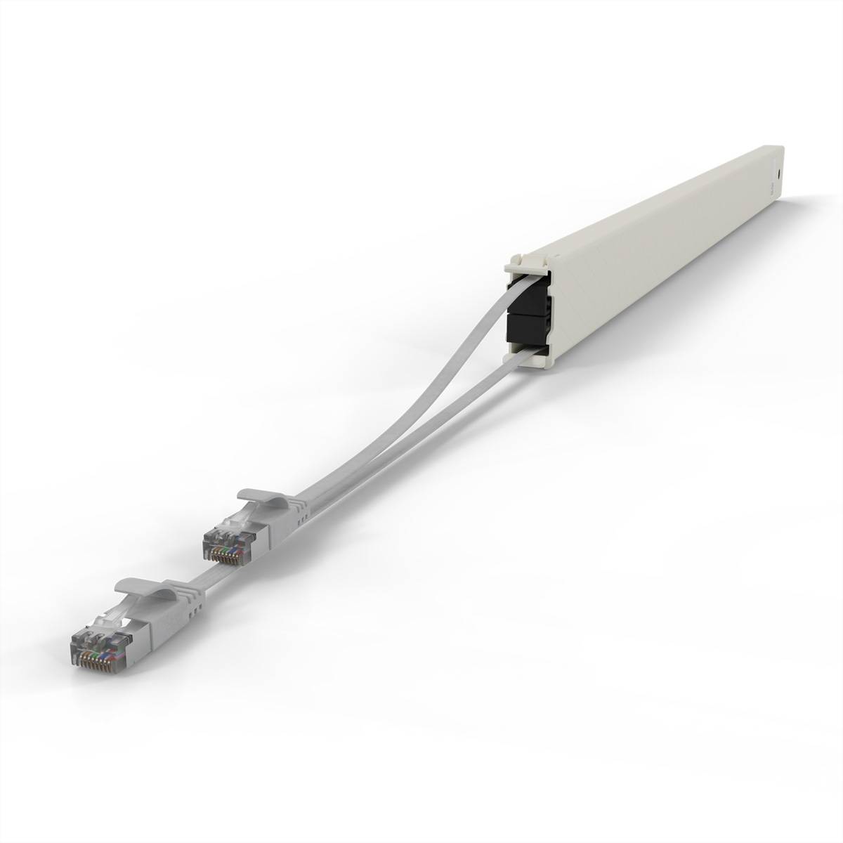 patchbox.one Kassette 46RU STP grau Cat.6a 2,5m
