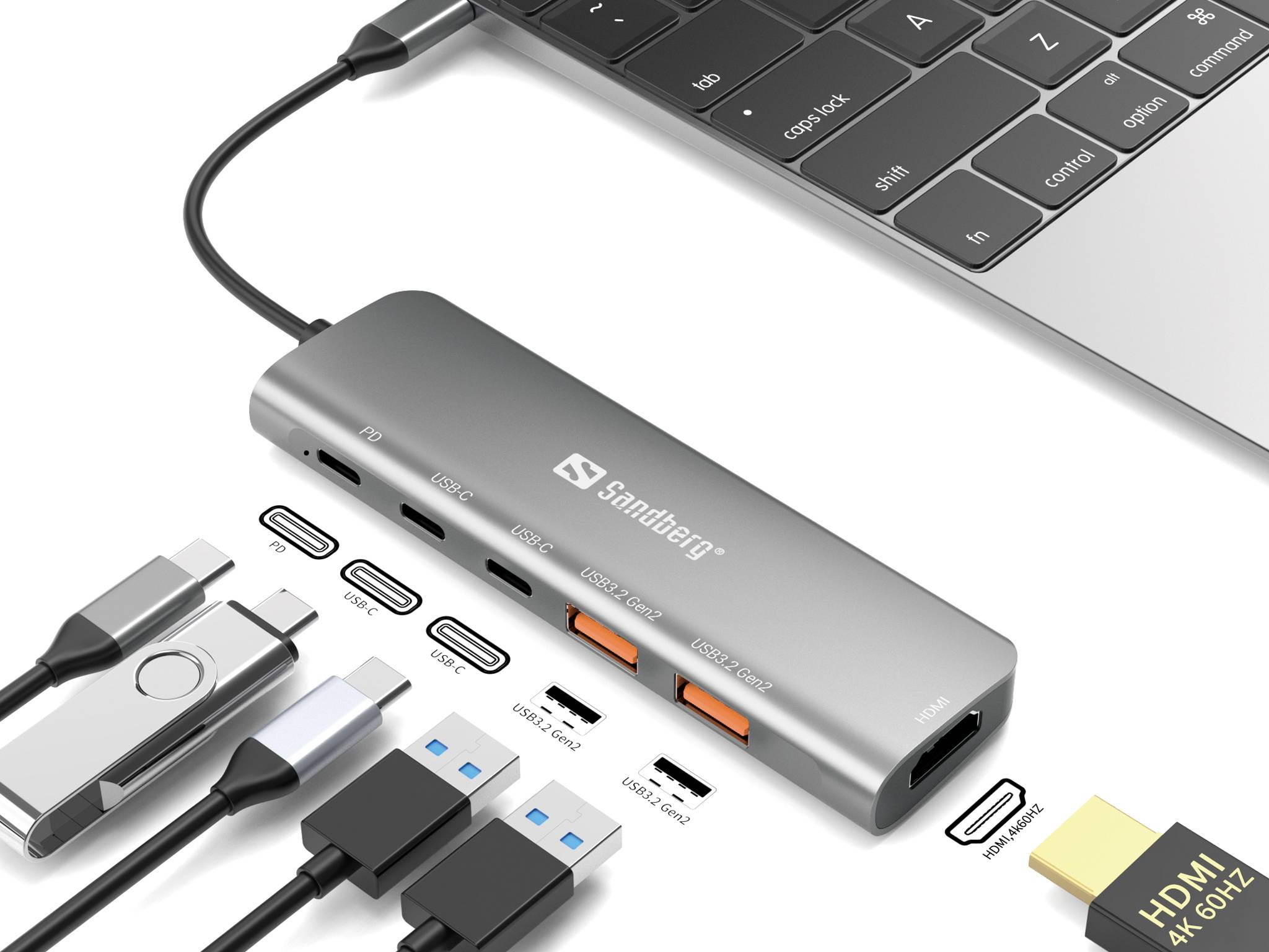 SANDBERG Dockingstation - USB-C - HDMI
