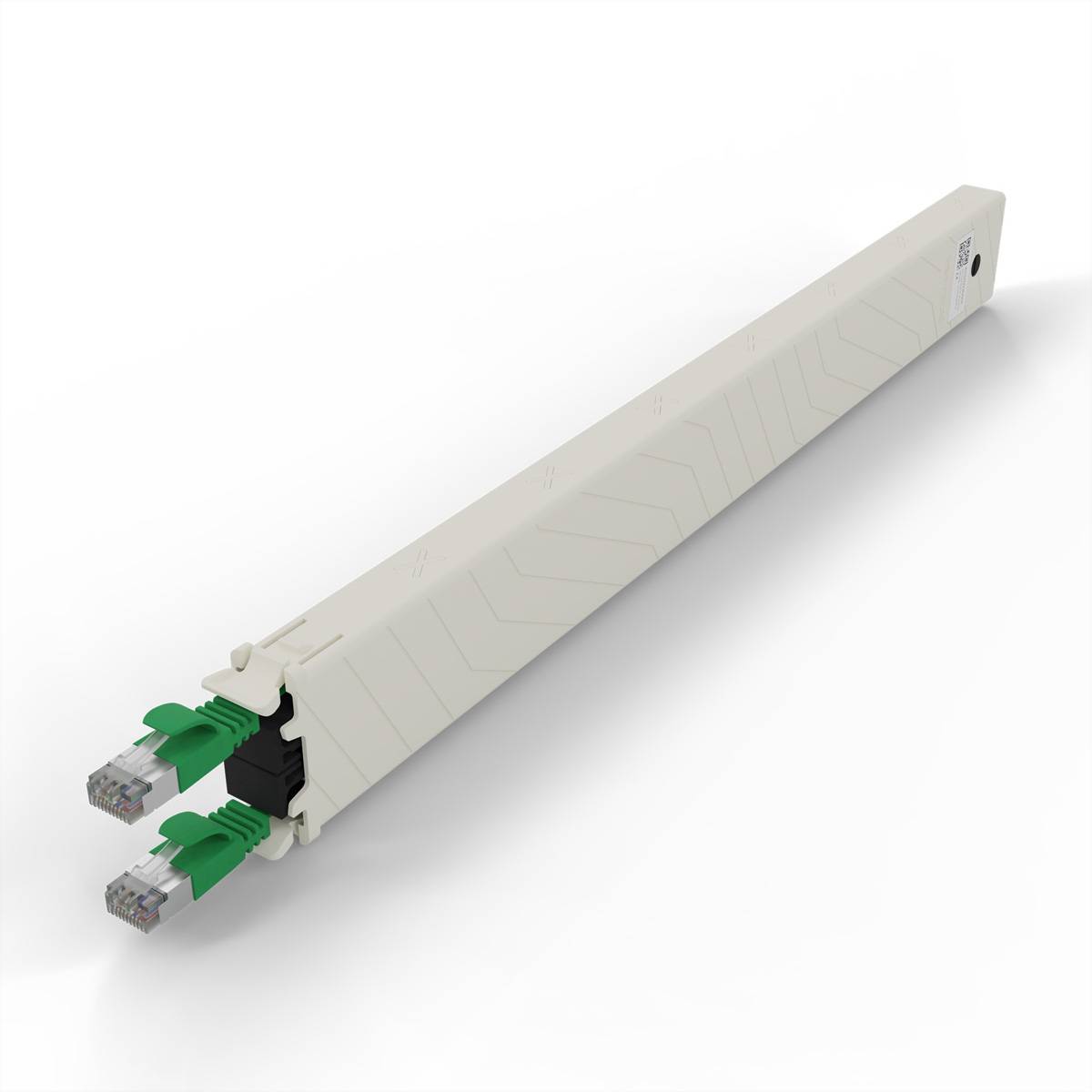 patchbox.one Kassette 30RU STP grün Cat.6a 1,8m