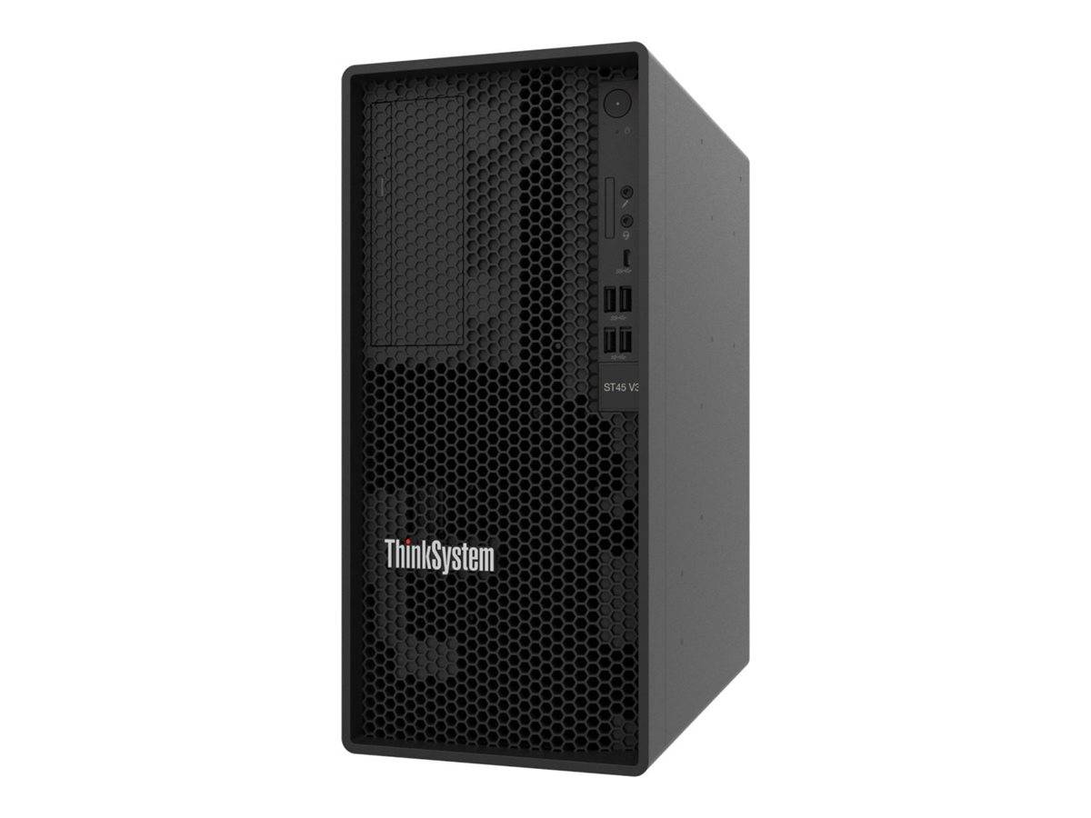 Lenovo ThinkSystem ST45 V3 7DH5 - Server - Tower - 1-Weg - 1 x EPYC 4244P / 3.8 GHz - RAM 16 GB - nicht Hot-Swap-fähig