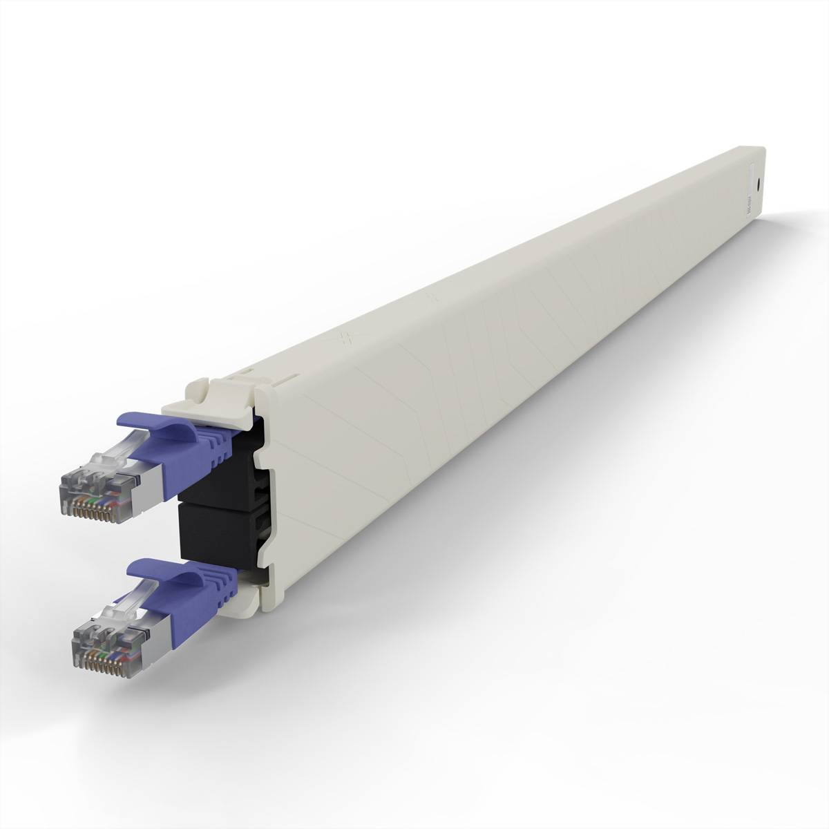 patchbox.one Kassette 30RU STP violett Cat.6a 1,8m