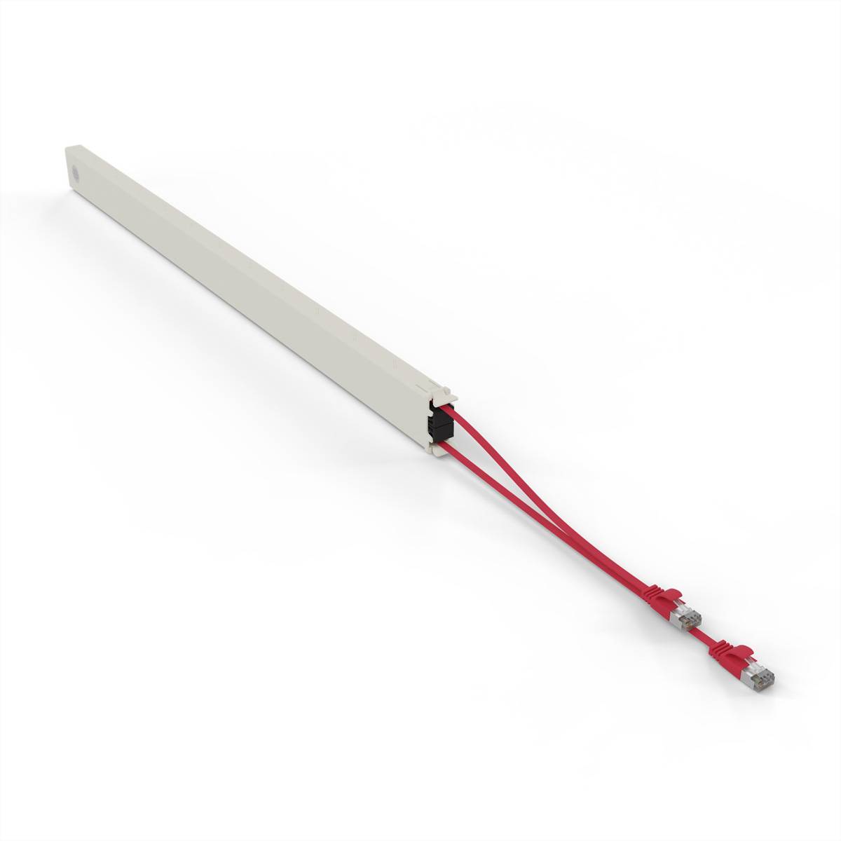 patchbox.one Kassette 46RU STP rot Cat.6a 2,5m