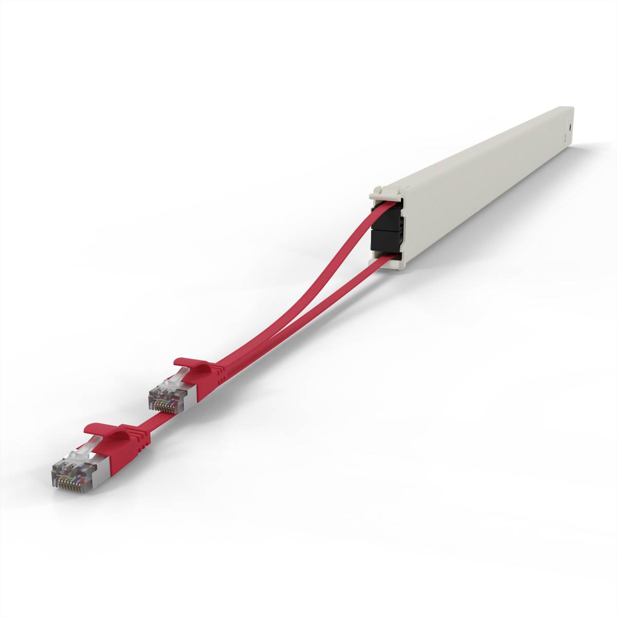 patchbox.one Kassette 46RU STP rot Cat.6a 2,5m