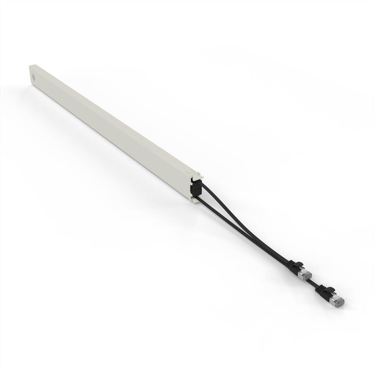 patchbox.one/Cassette 46RU (2,5 m), Cat. 6a, U/FTP, PoE, schwarz