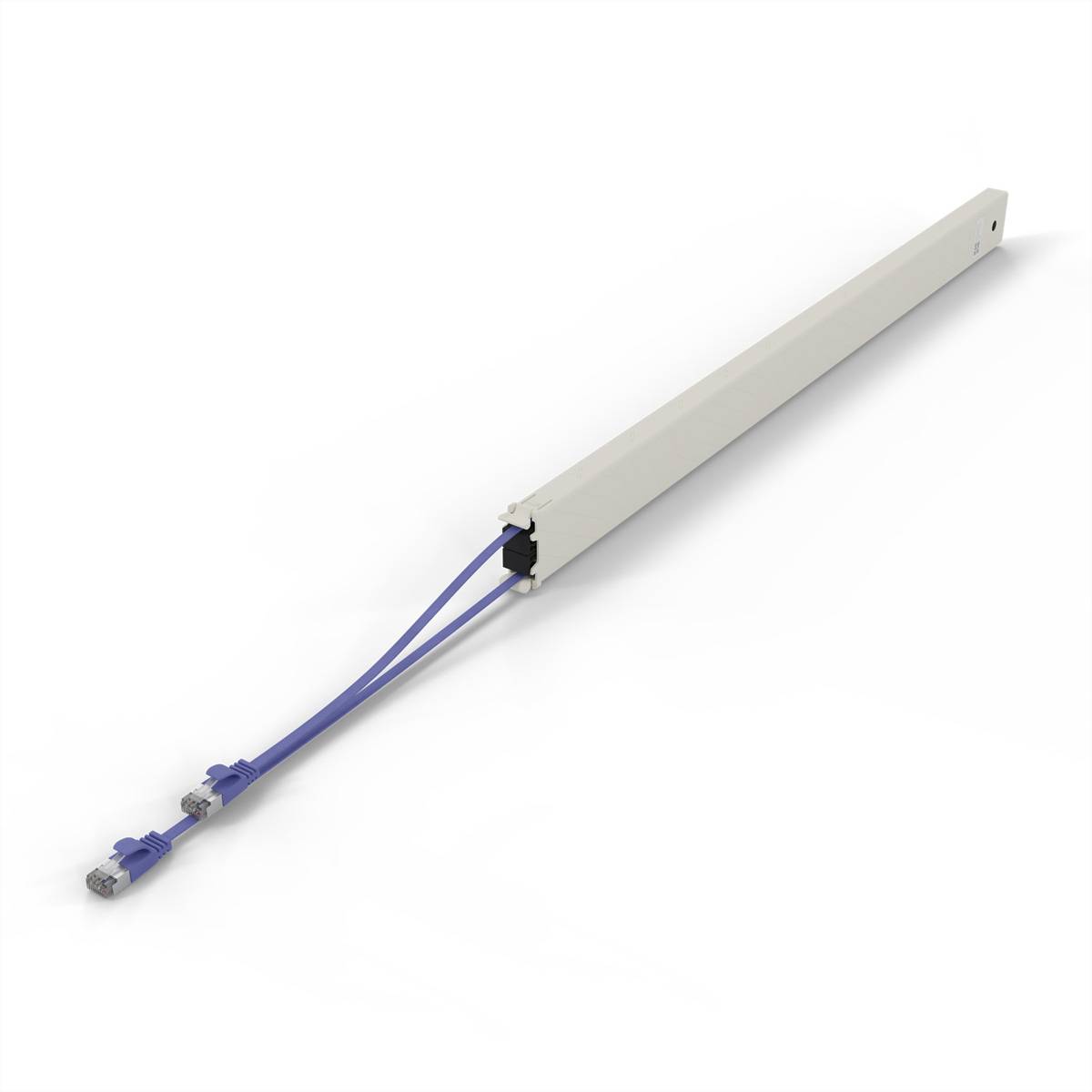 patchbox.one Kassette 46RU STP violett Cat.6a 2,5m