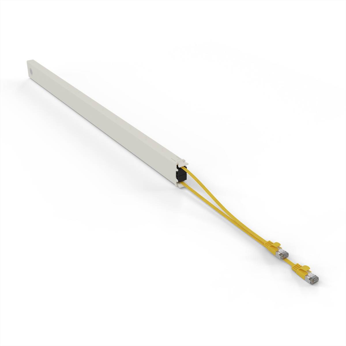 patchbox.one Kassette 46RU STP gelb Cat.6a 2,5m