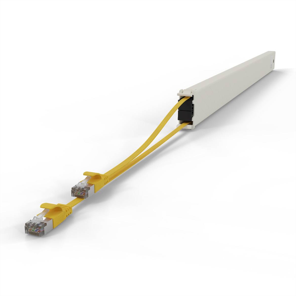 patchbox.one Kassette 46RU STP gelb Cat.6a 2,5m