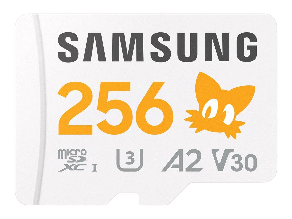 Samsung PRO Plus MB-MD256SA - Sonic the Hedgehog Flash-Speicherkarte (microSDXC-an-SD-Adapter inbegriffen)