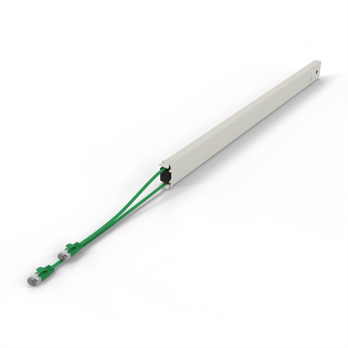 patchbox.one Kassette 46RU STP grün Cat.6a 2,5m