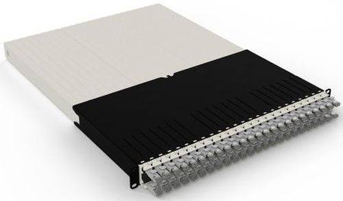 patchbox.one/30RU/STP (1,8 m) mit 24 Kassetten, Patchkabel Cat. 6a, U/FTP, PoE, Kabel grau