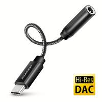 AXAGON ADA-HC USB-C Hi-Res Audio-Adapter - 3.5-mm-Klinke 32 Bit 384 kHz - Kabel - Digital/Daten
