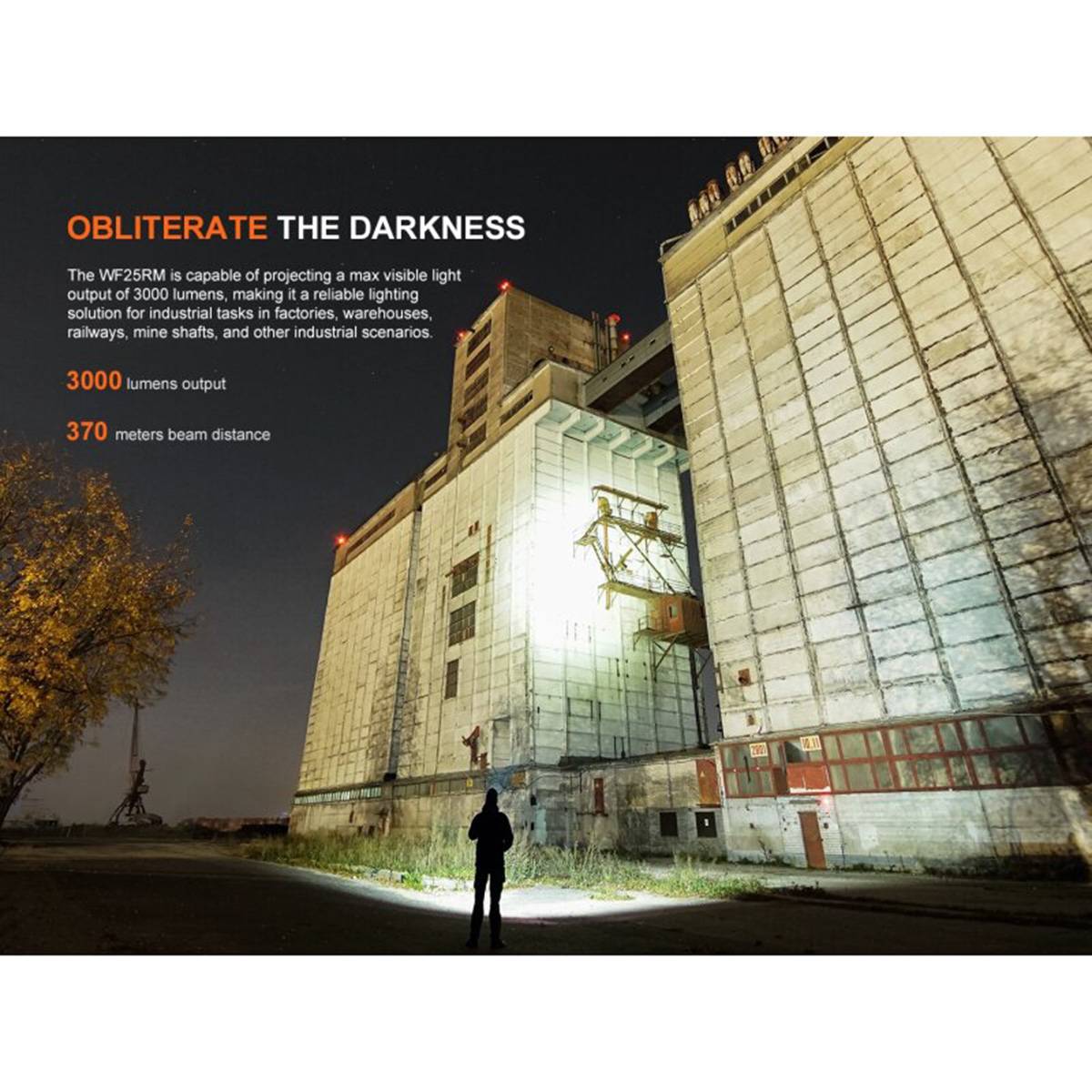 Fenix WF25RM 3000 Lumen - LED-Taschenlampe mit UV-Licht