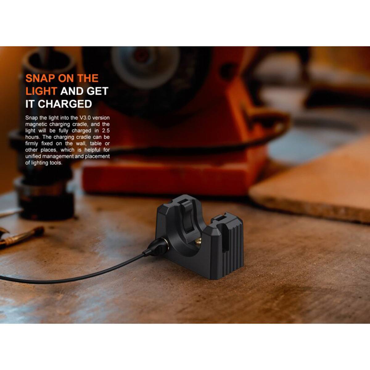 Fenix WF25RM 3000 Lumen - LED-Taschenlampe mit UV-Licht