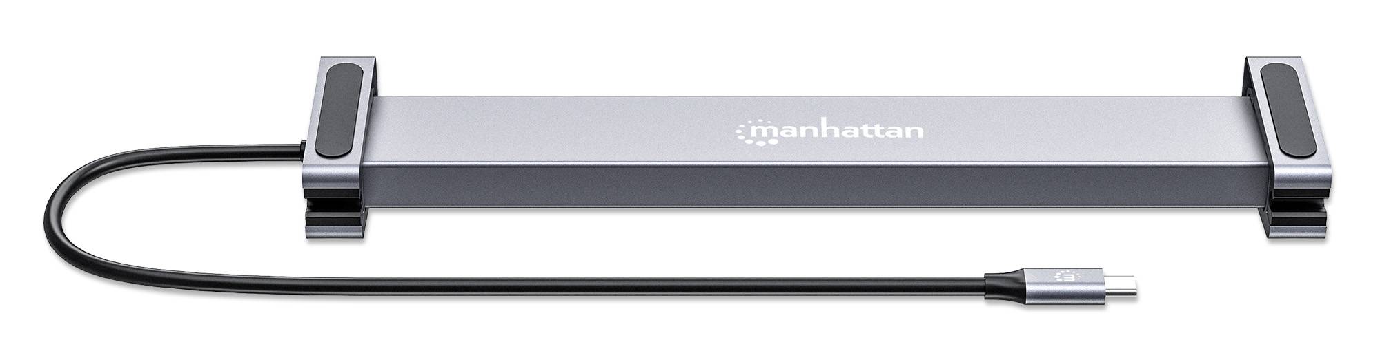 Manhattan 10-in-1 - Dockingstation - USB-C 3.2 Gen 1