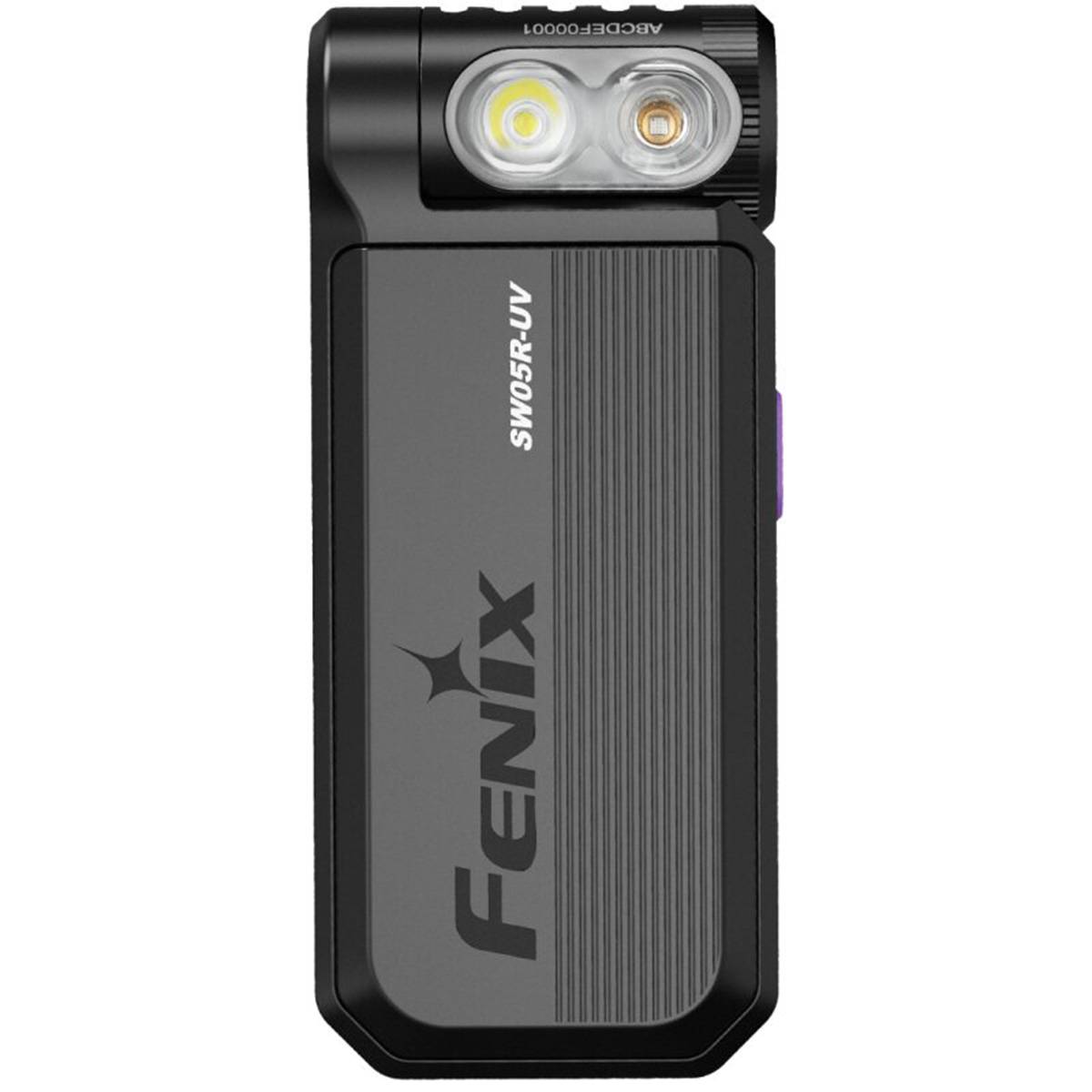 Fenix SW05R-UV 150 Lumen - LED-Taschenlampe mit Clip Schwarz