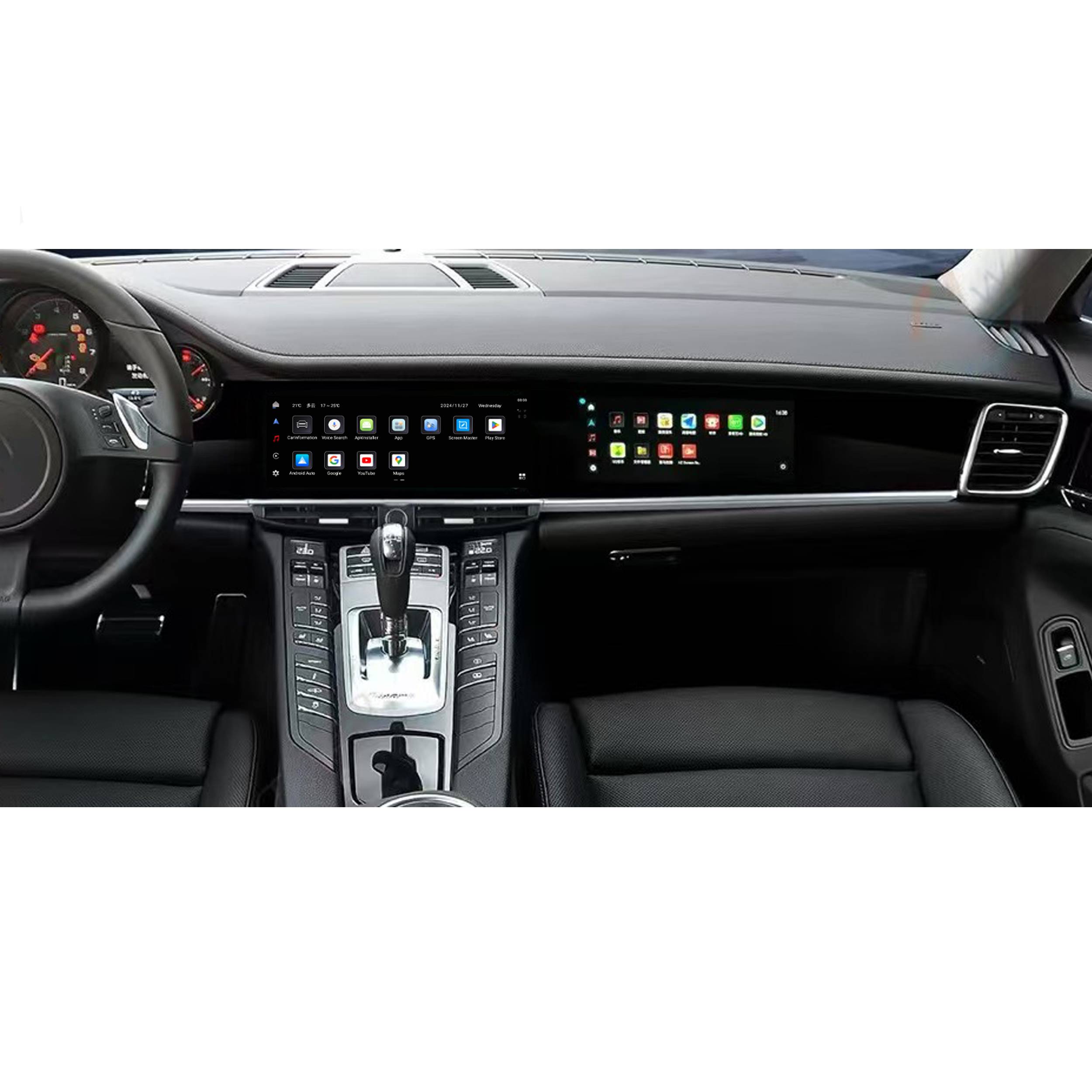 Für Porsche Macan BOSE PCM 3.1 12+12" Touchscreen Android Navi GPS CarPlay