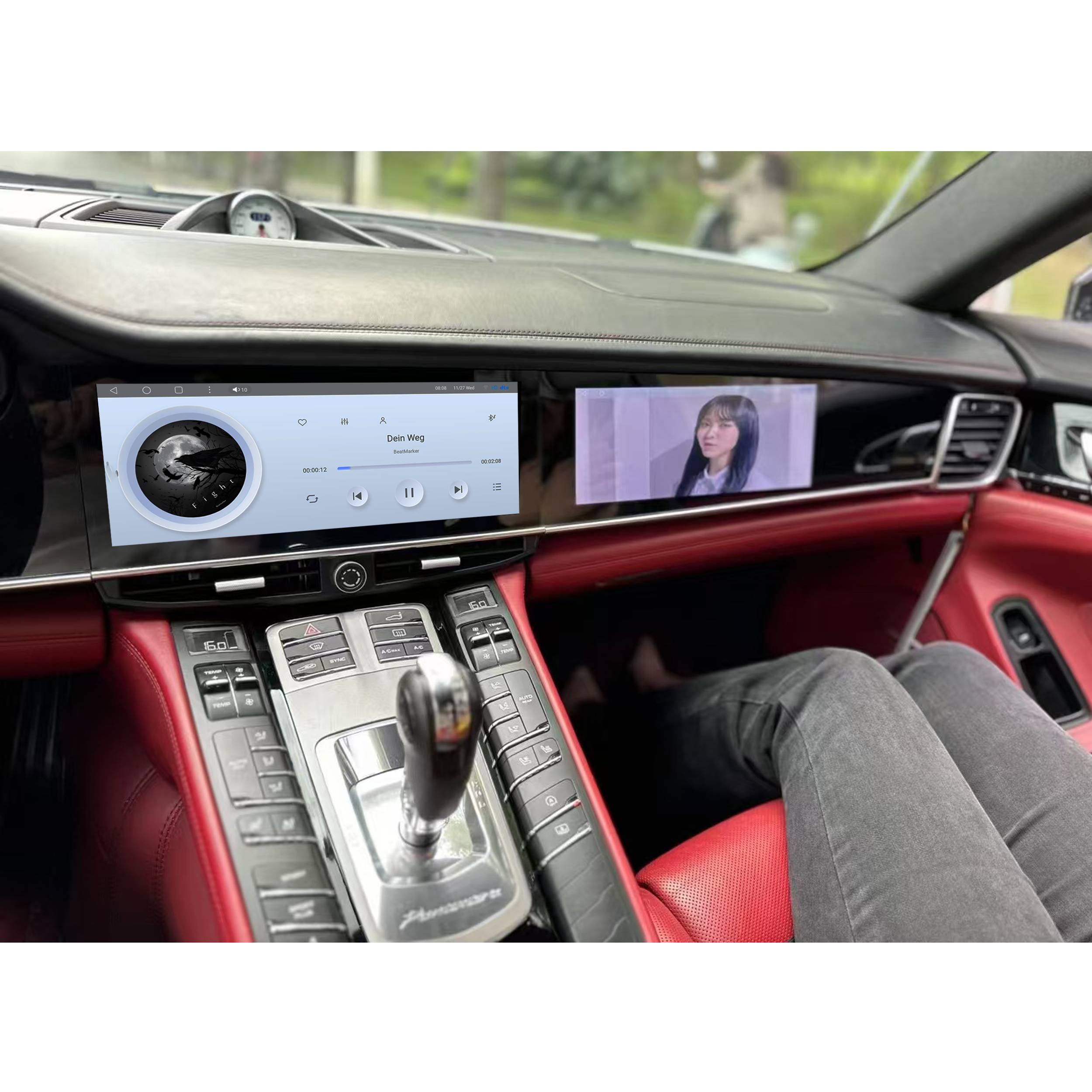 Für Porsche Macan BOSE PCM 3.1 12+12" Touchscreen Android Navi GPS CarPlay