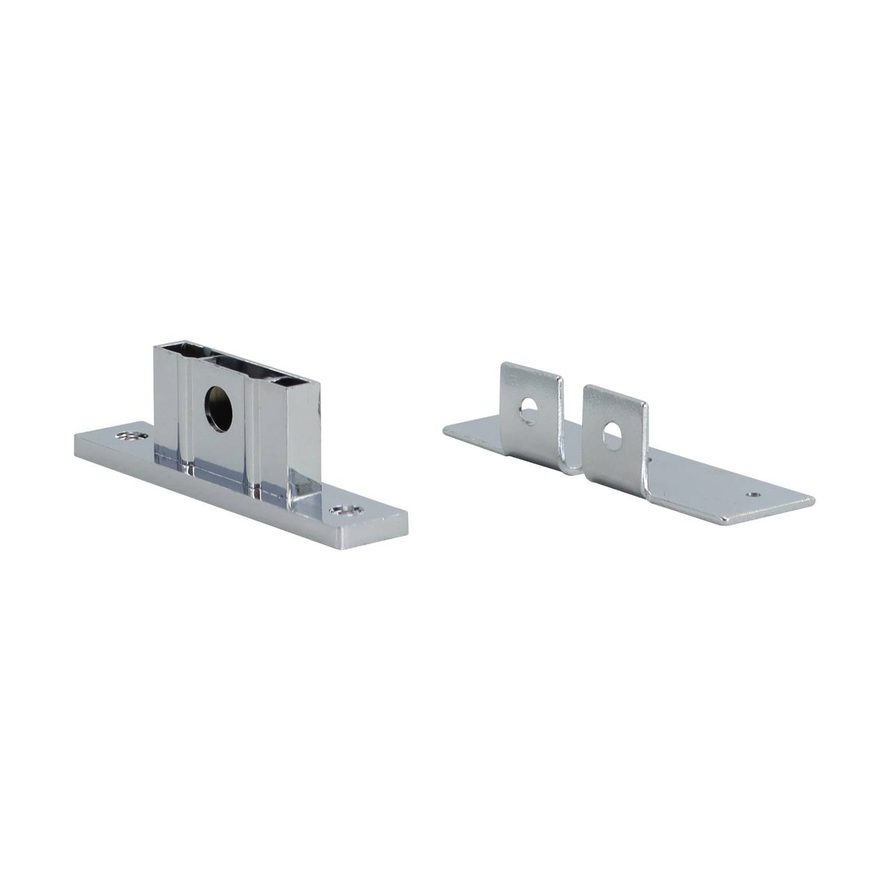 Licht-Erlebnisse LE122270 LED Wandlampe Erik IP44 4100 K 530 lm aus Aluminium Glas in Chrom Wandleuchte