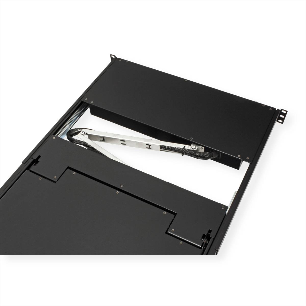 ATEN CL1308N KVM-Switch, 48cm TFT, VGA, PS/2-USB, 8 Port, CH-Layout