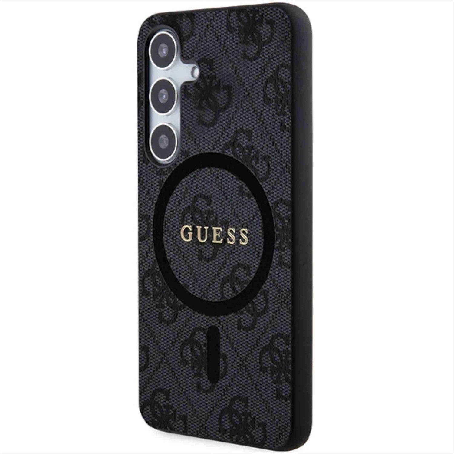 Guess Samsung Galaxy S24 4G Collection Metal Logo MagSafe Case.