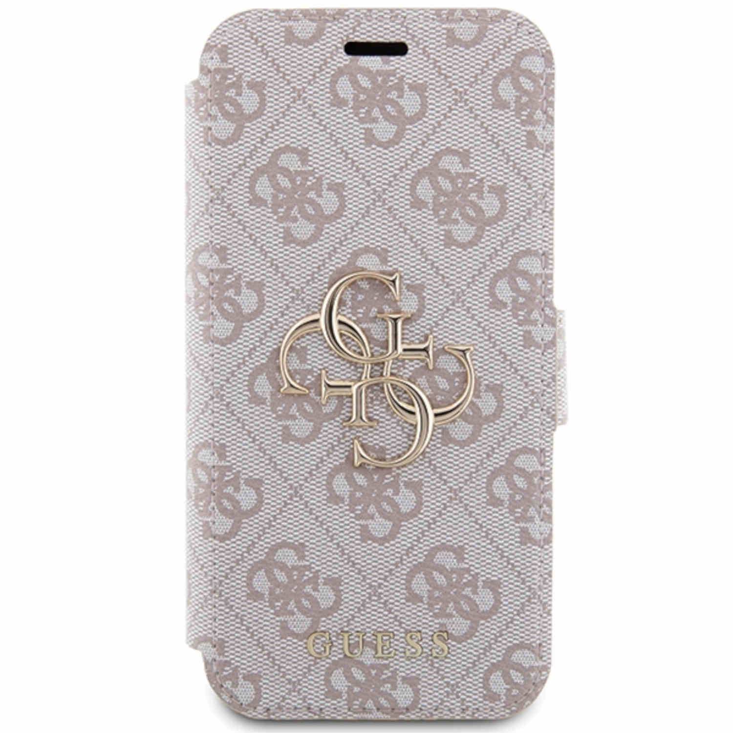 Guess Apple iPhone 15 Pro Schutzhülle Bookcover Book 4G Metal Logo