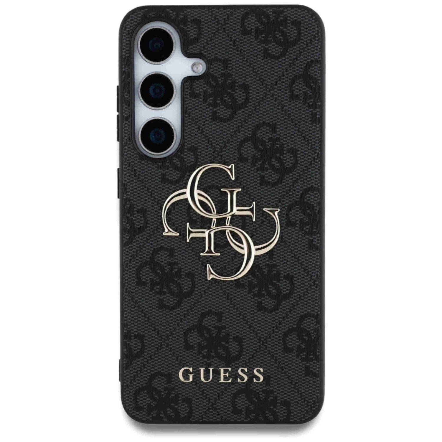 Guess Samsung Galaxy S25 Schutzhülle Cover Big 4G Logo Classic Schwarz