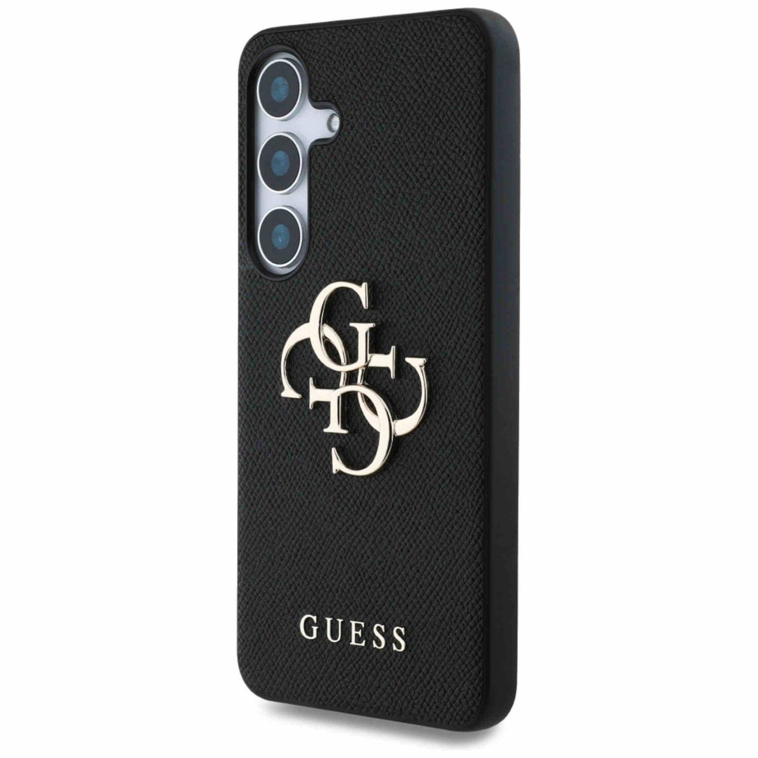 Guess Samsung Galaxy S25 Plus Grained Big 4G Logo Small Classic Hülle