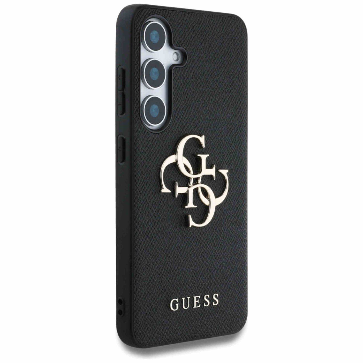 Guess Samsung Galaxy S25 Plus Grained Big 4G Logo Small Classic Hülle