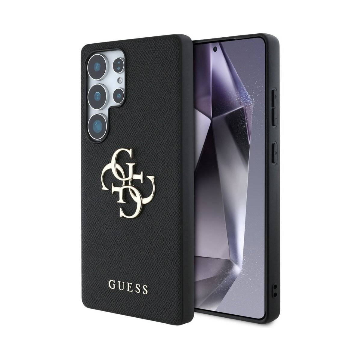 Guess Samsung Galaxy S25 Ultra Grained Big 4G Logo Small Classic Hülle