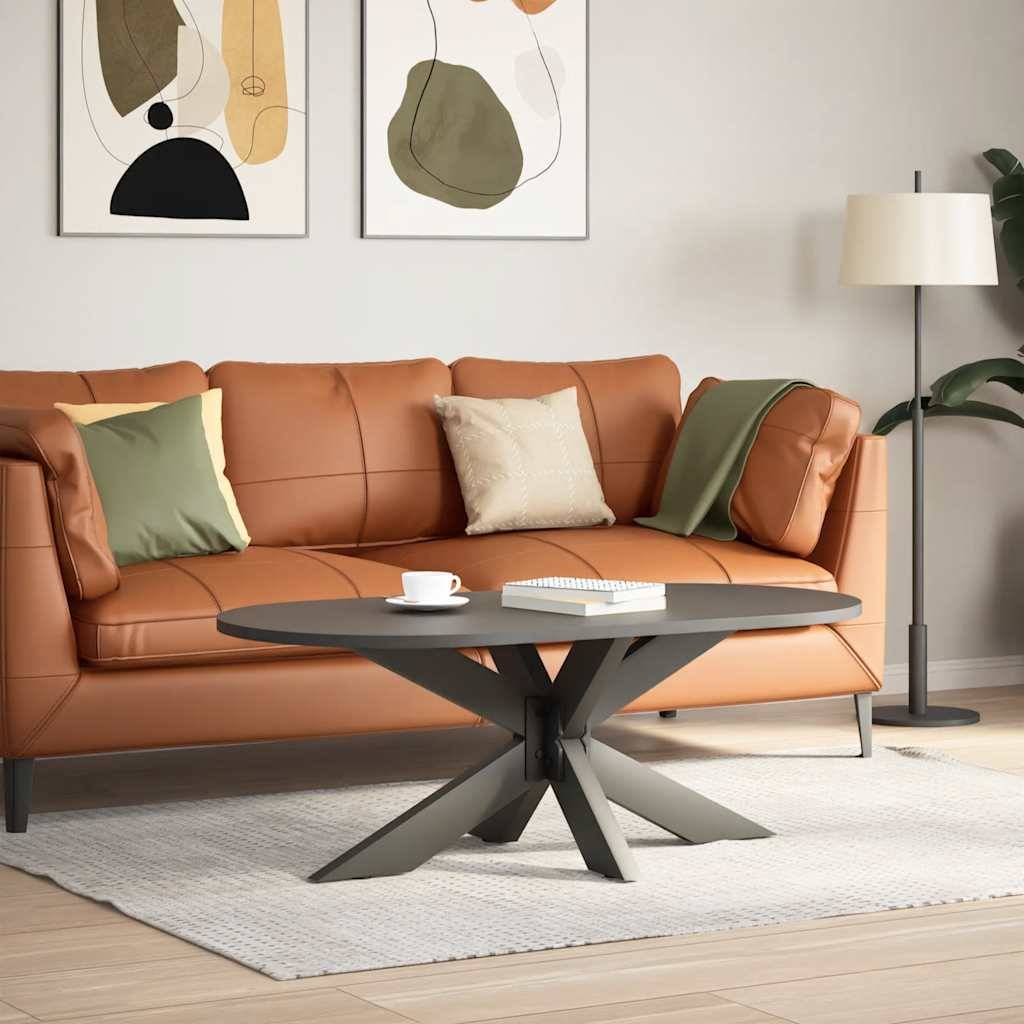 vidaXL Couchtischbein in Spinnenform Anthrazit 98x58x(42-43) cm Stahl