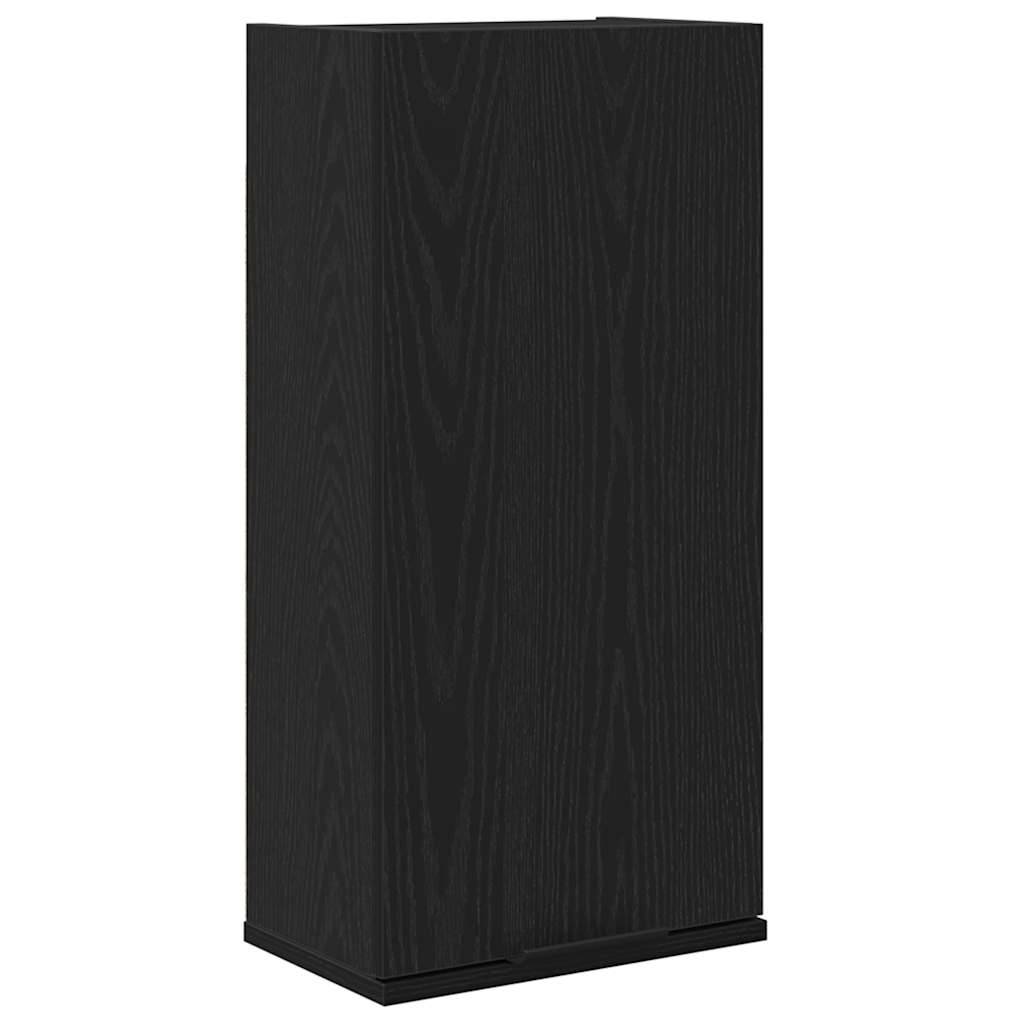 vidaXL Wandschrank Schwarz Eichen-Optik 32x20x67 cm Holzwerkstoff