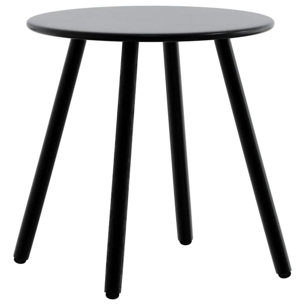 vidaXL Gartenstuhl-Set 3-tlg. Schwarz und Weiß Poly Rattan
