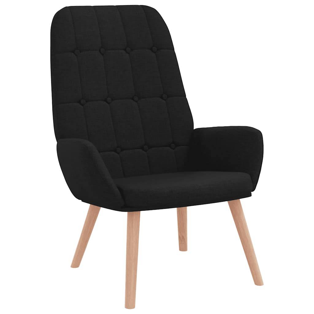 vidaXL Relaxsessel Schwarz Stoff