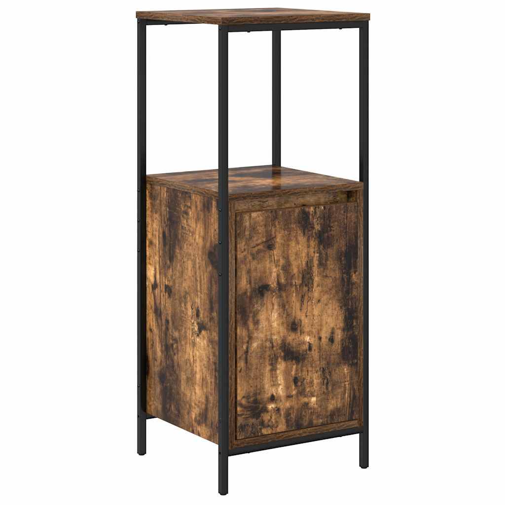 vidaXL Badschrank mit Regalen Räuchereiche 36x35x95 cm