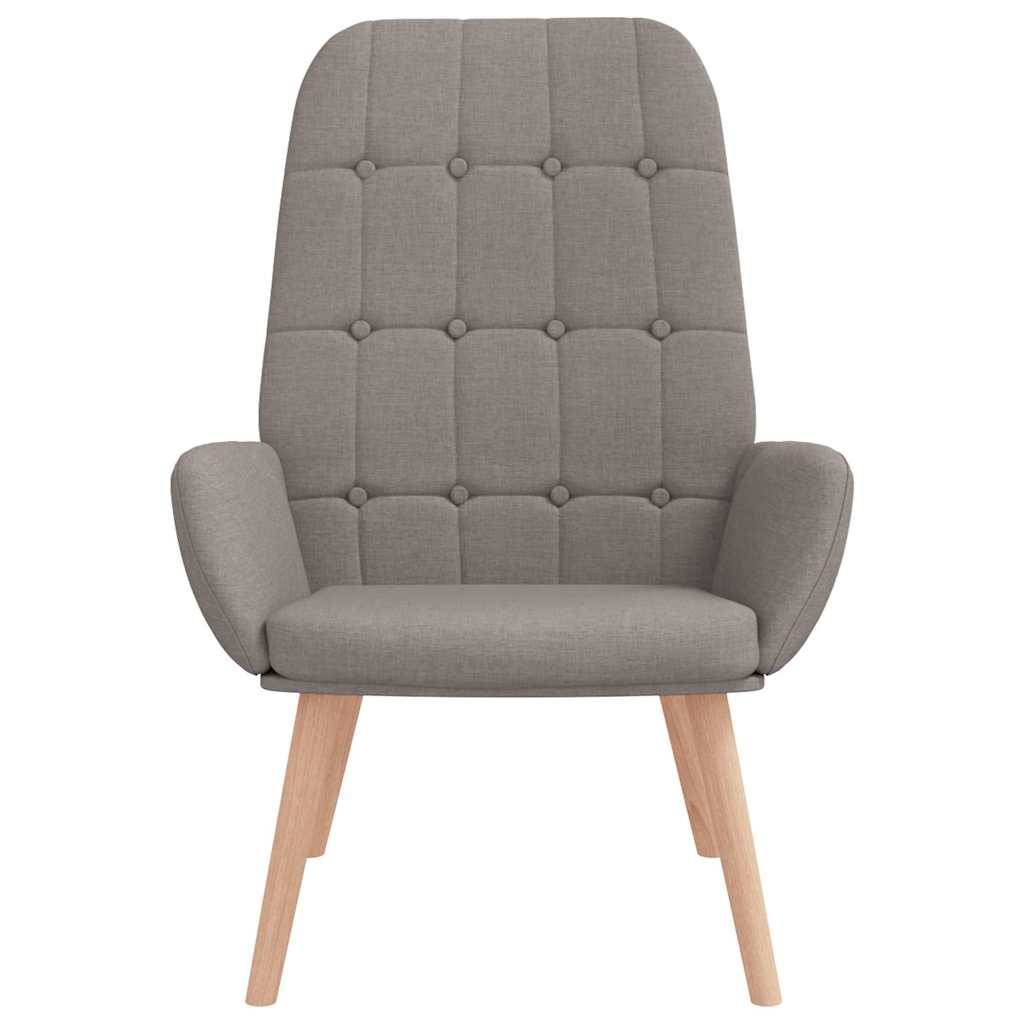 vidaXL Relaxsessel Taupe Stoff