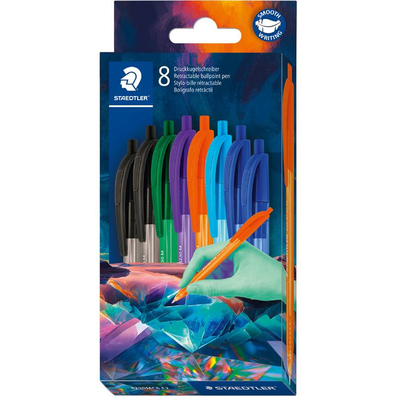 STAEDTLER Druckkugelschreiber ball 4230 M Edition 1, 8er