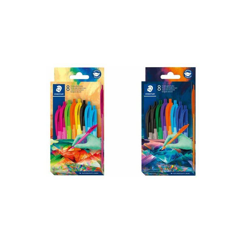 STAEDTLER Druckkugelschreiber ball 4230 M Edition 2, 8er