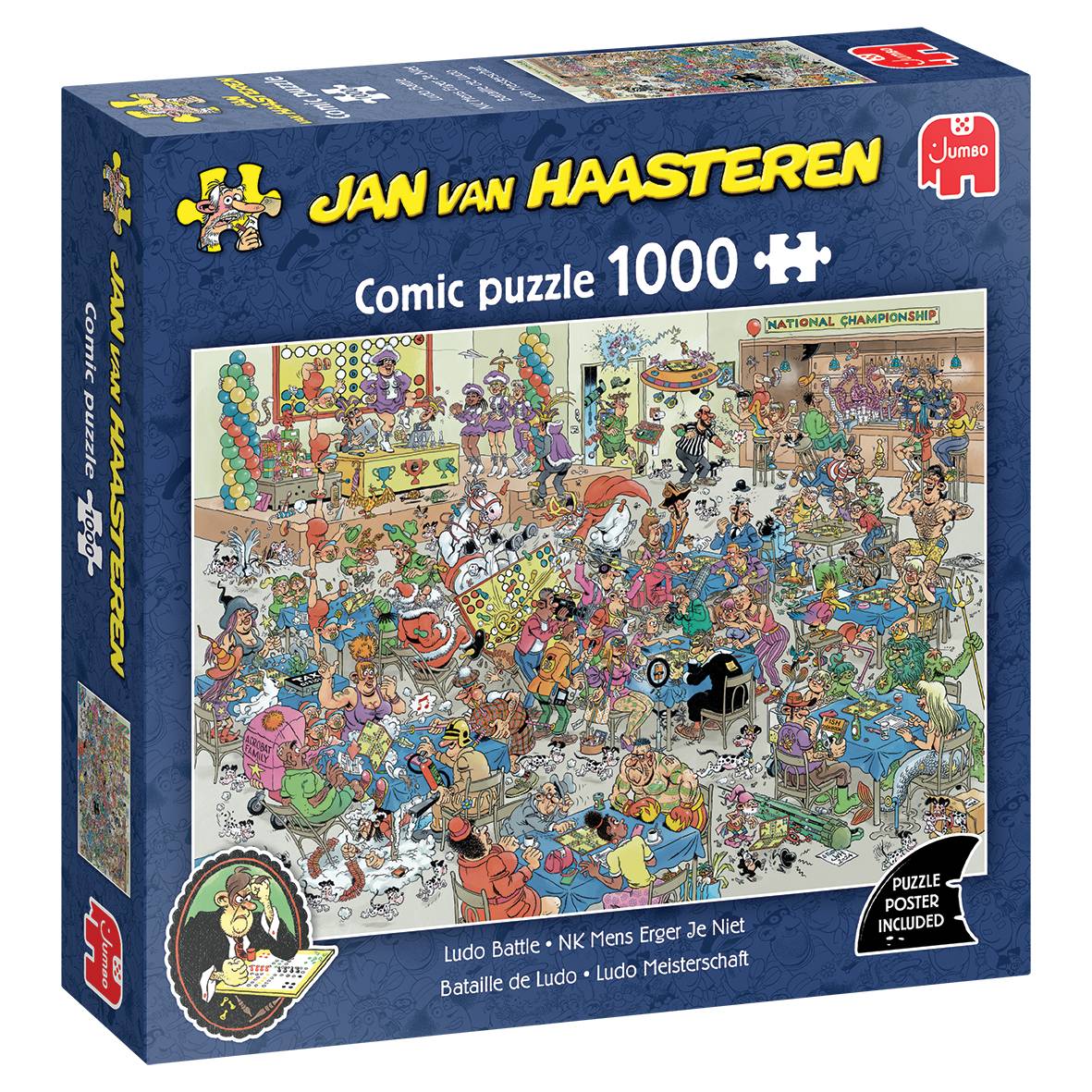Jan van Haasteren Ludo Meisterschaft 1000 Teile Puzzle