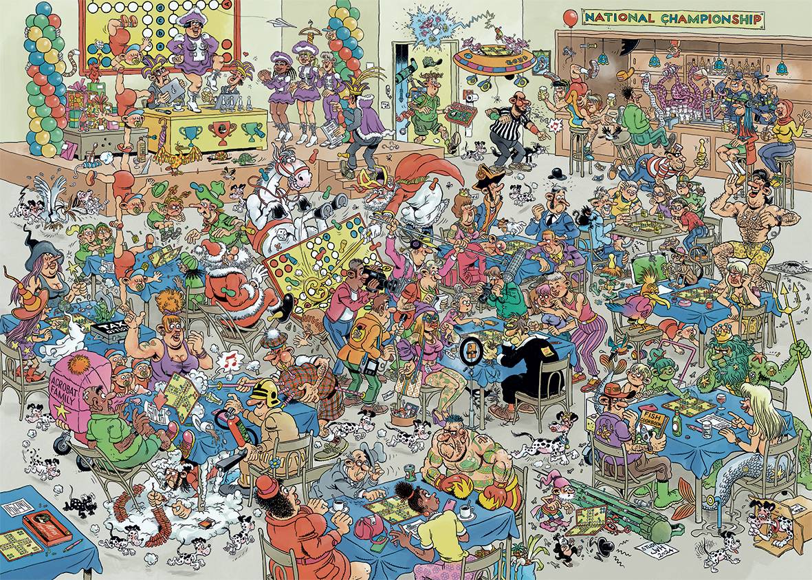 Jan van Haasteren Ludo Meisterschaft 1000 Teile Puzzle