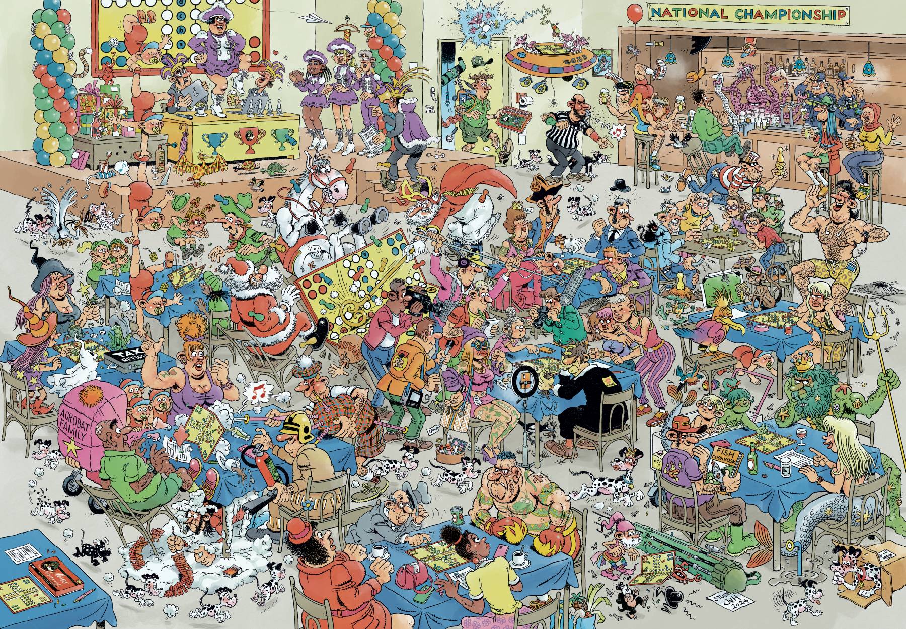 Jan van Haasteren Ludo Meisterschaft 2000 Teile Puzzle