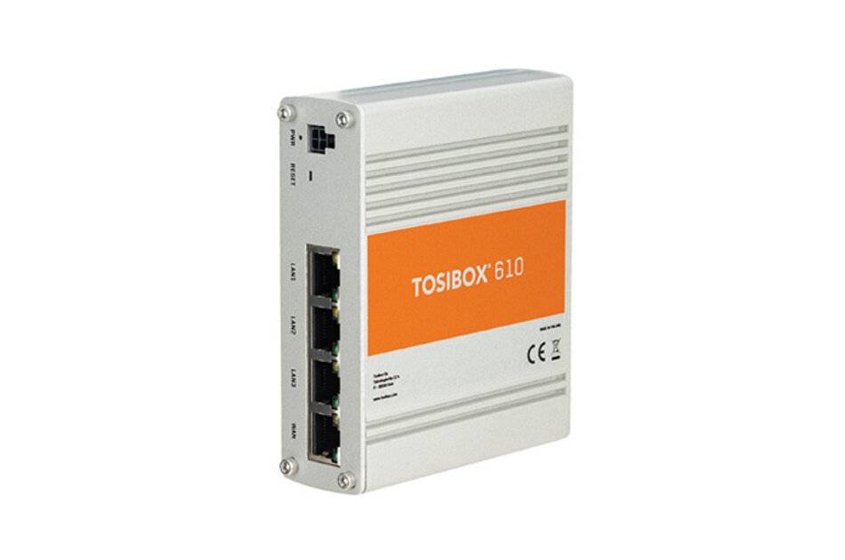 TOSIBOX TBL610, TOSIBOX Lock 610, Hardware für Ferneinwahl, 4x Gigabit