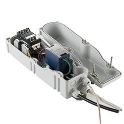 MS711000-230NT48 Mastbox mit Netzteil für PoE Microsens, Mastbox, PoE+. IP67, 230 VAC/48 VDC, 1,05A