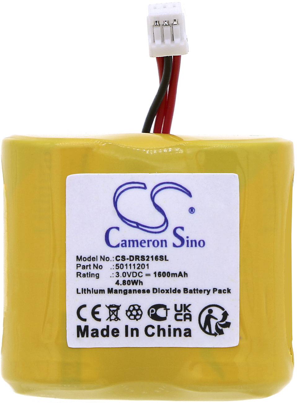 Türschlossbatterie für Dorma 50111201, CR-2ULCF2CN, 12059216 3V 1,6Ah LiMnO2