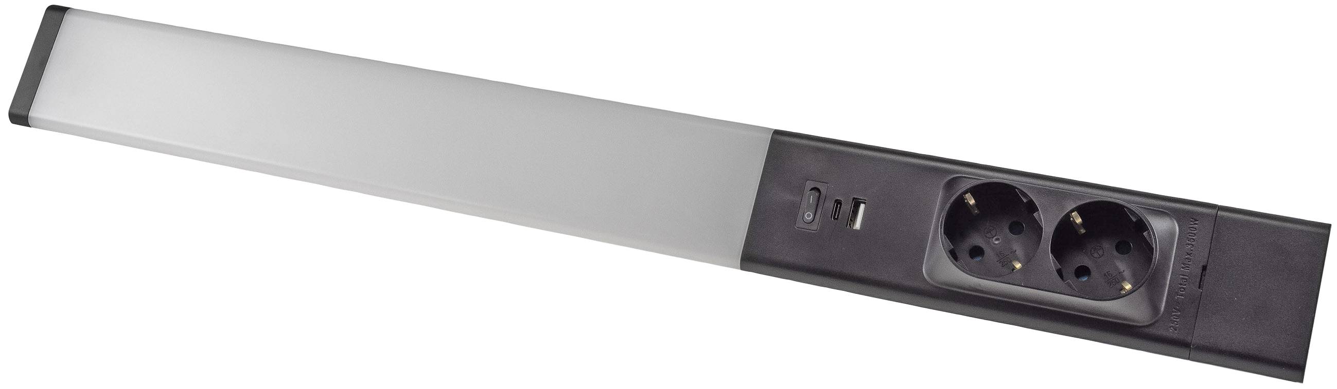 CHILITEC LED-Unterbauleuchte Arusha, EEK: F, 18 W, 1778 lm, 60 cm, schwarz